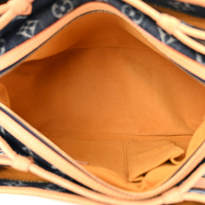 Louis Vuitton Denim Raye Porte Epaule MM 5 of 12