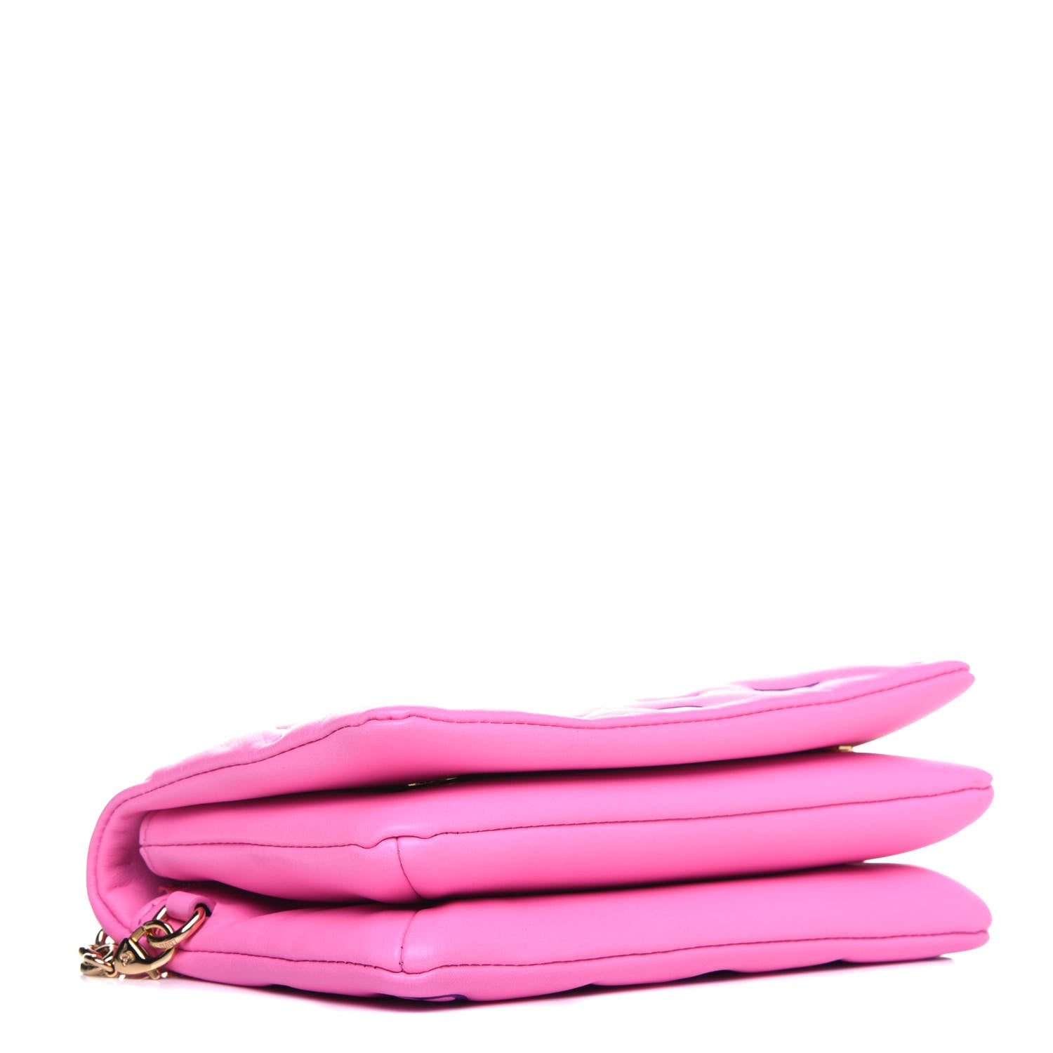 Louis Vuitton Lambskin Embossed Monogram Vuittamins Pochette Coussin Rose Violet 4 of 11