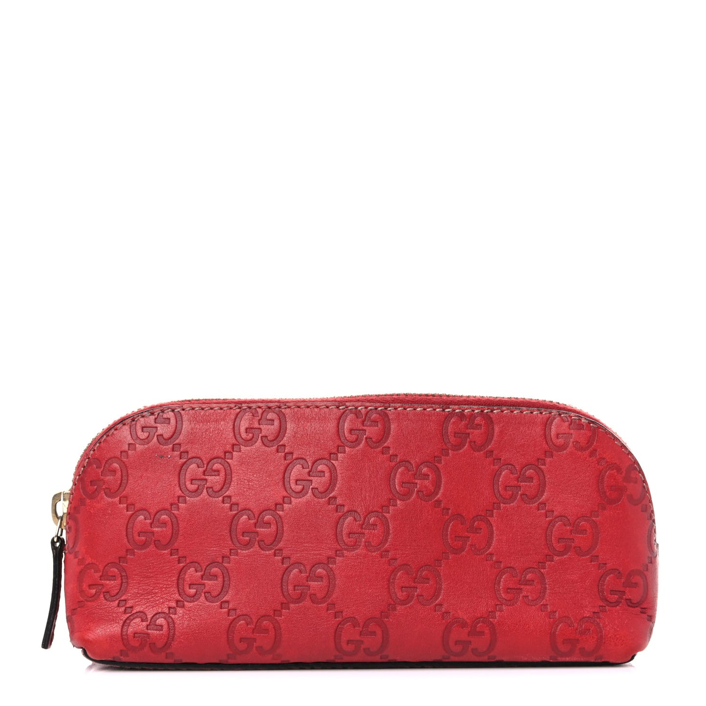 Guccissima Small Cosmetic Pouch Red