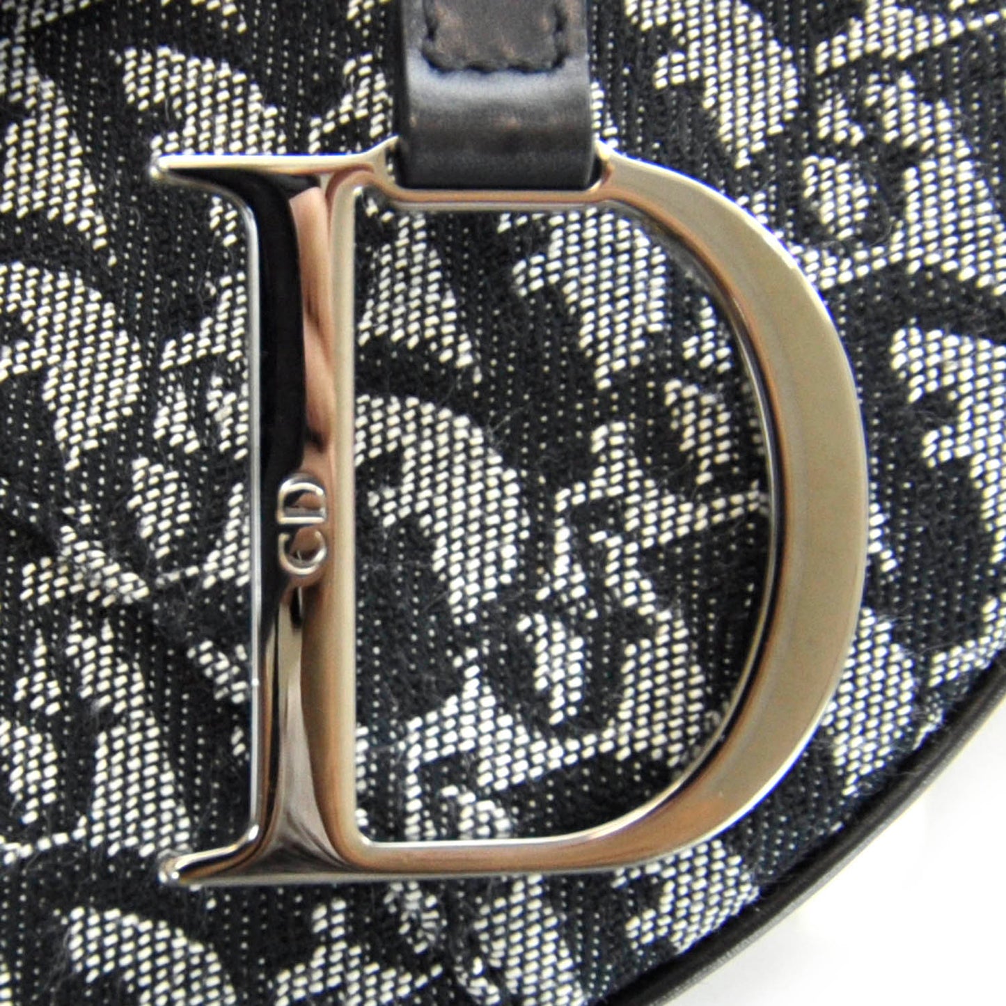 Monogram Saddle Bag Black