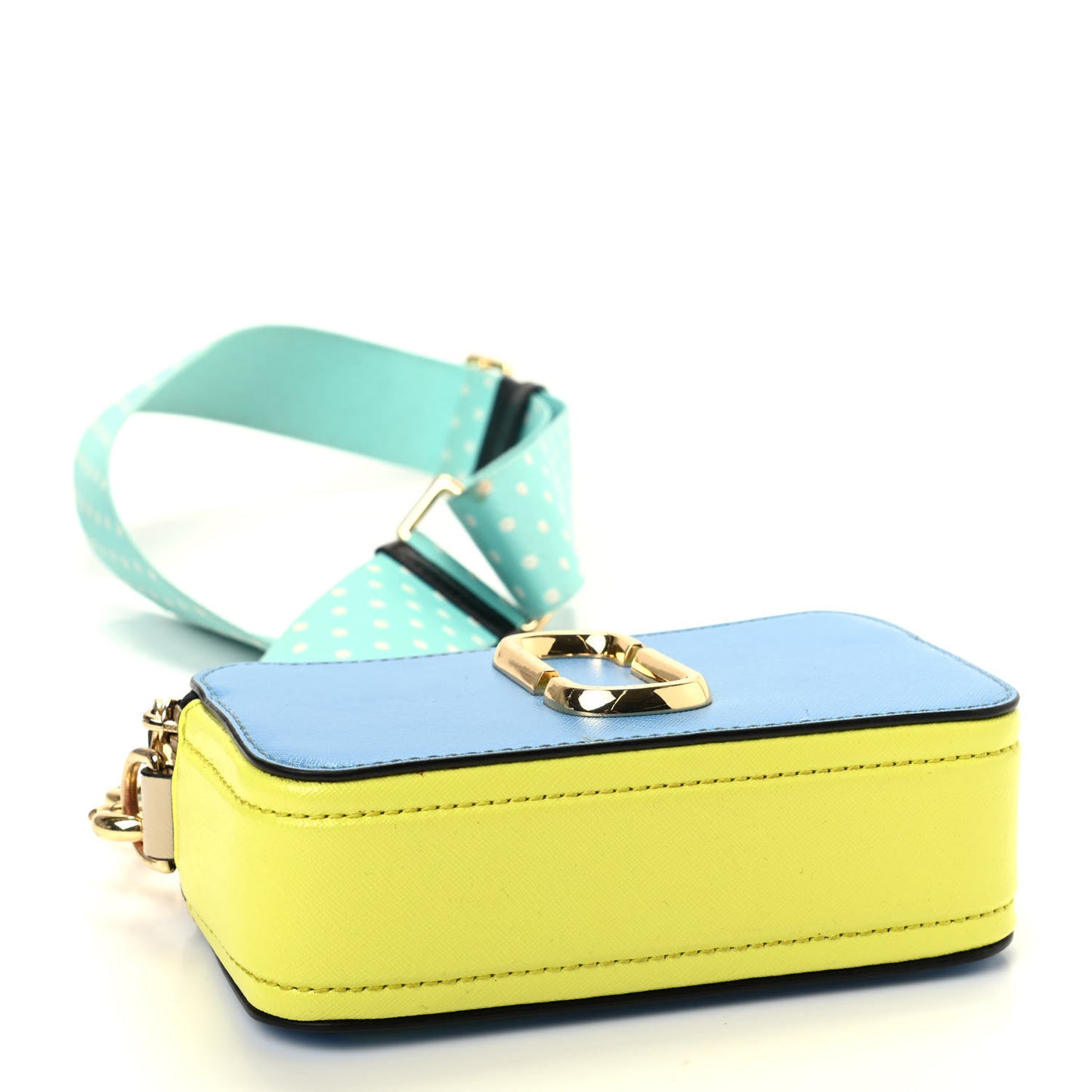 Saffiano Small Snapshot Camera Bag Aquaria Multi