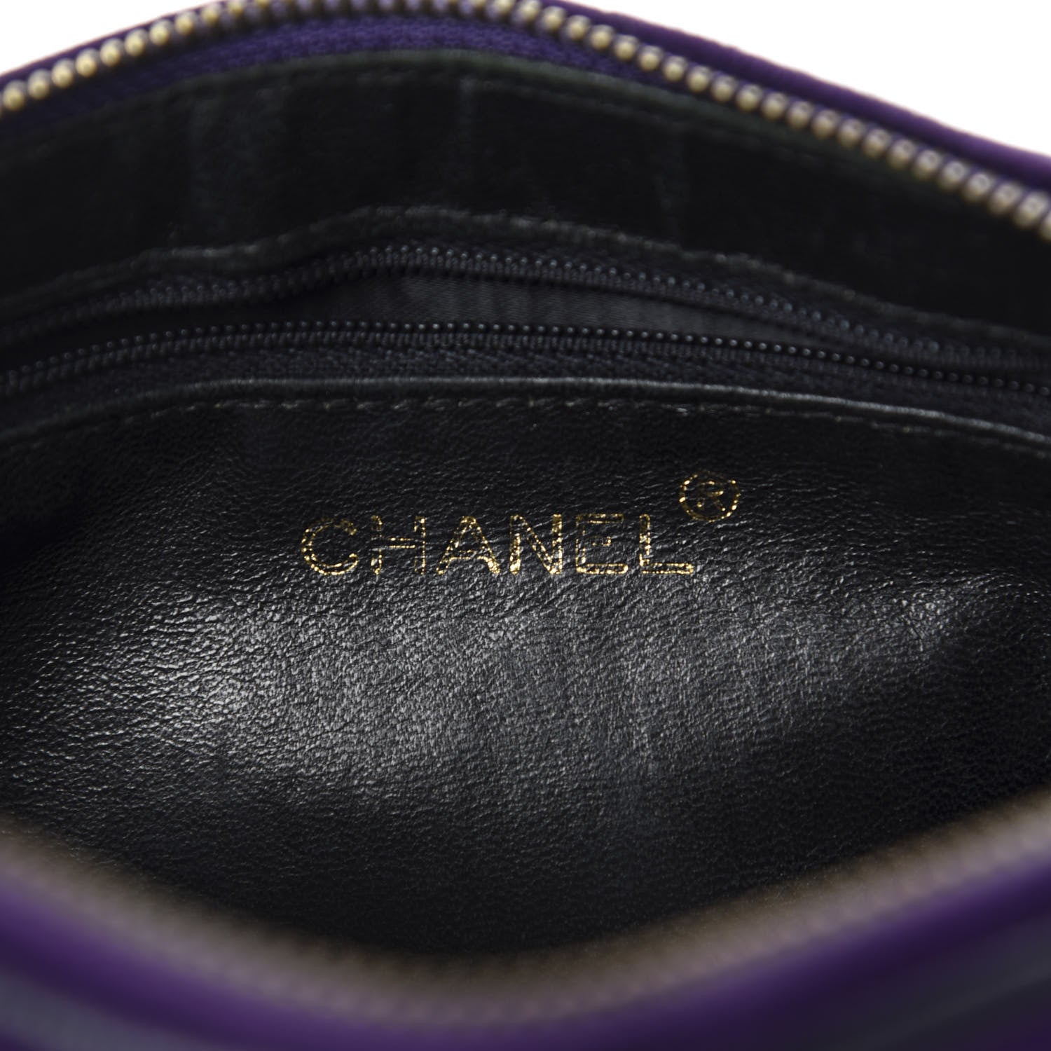 Chanel Suede Quilted Small Tassel Shoulder Bag Purple 8 of 11