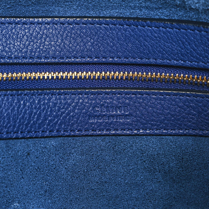 Celine Soft Grained Calfskin Small Belt Cabas Phantom Deep Blue 6 of 10