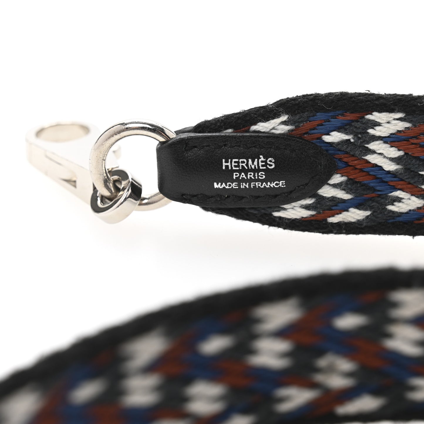 Toile Swift 25mm Sangle ZigZag Shoulder Strap Black White Deep Blue