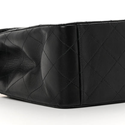 Chanel Lambskin Quilted XL Jumbo Single Flap Black 10 of 15