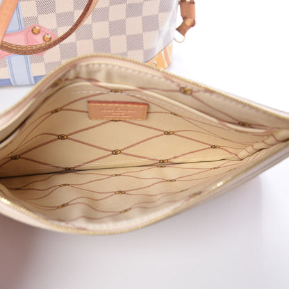 Louis Vuitton Damier Azur Summer Trunks Neo Neverfull MM 7 of 14