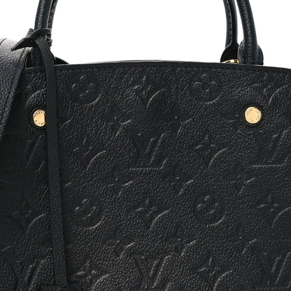 Louis Vuitton Empreinte Montaigne MM Black 8 of 10