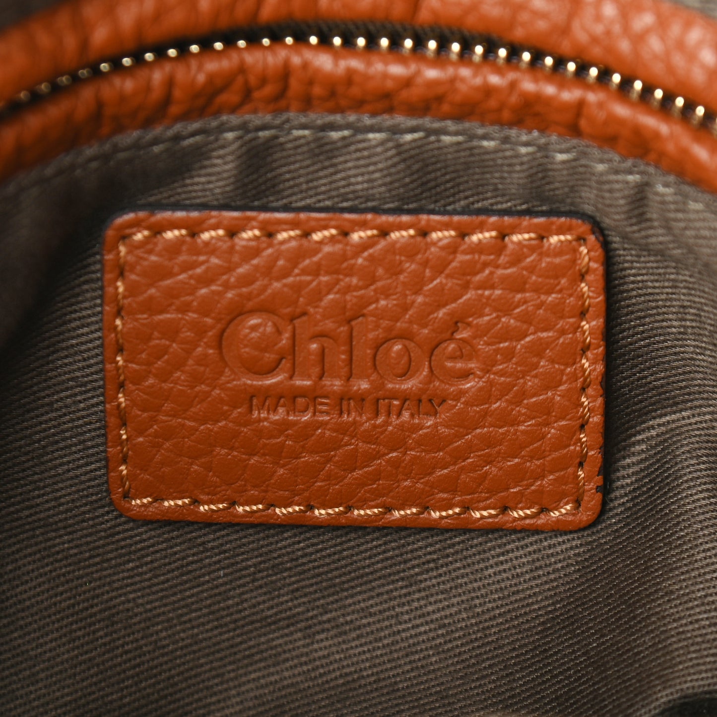 Calfskin Small Marcie Satchel Tan