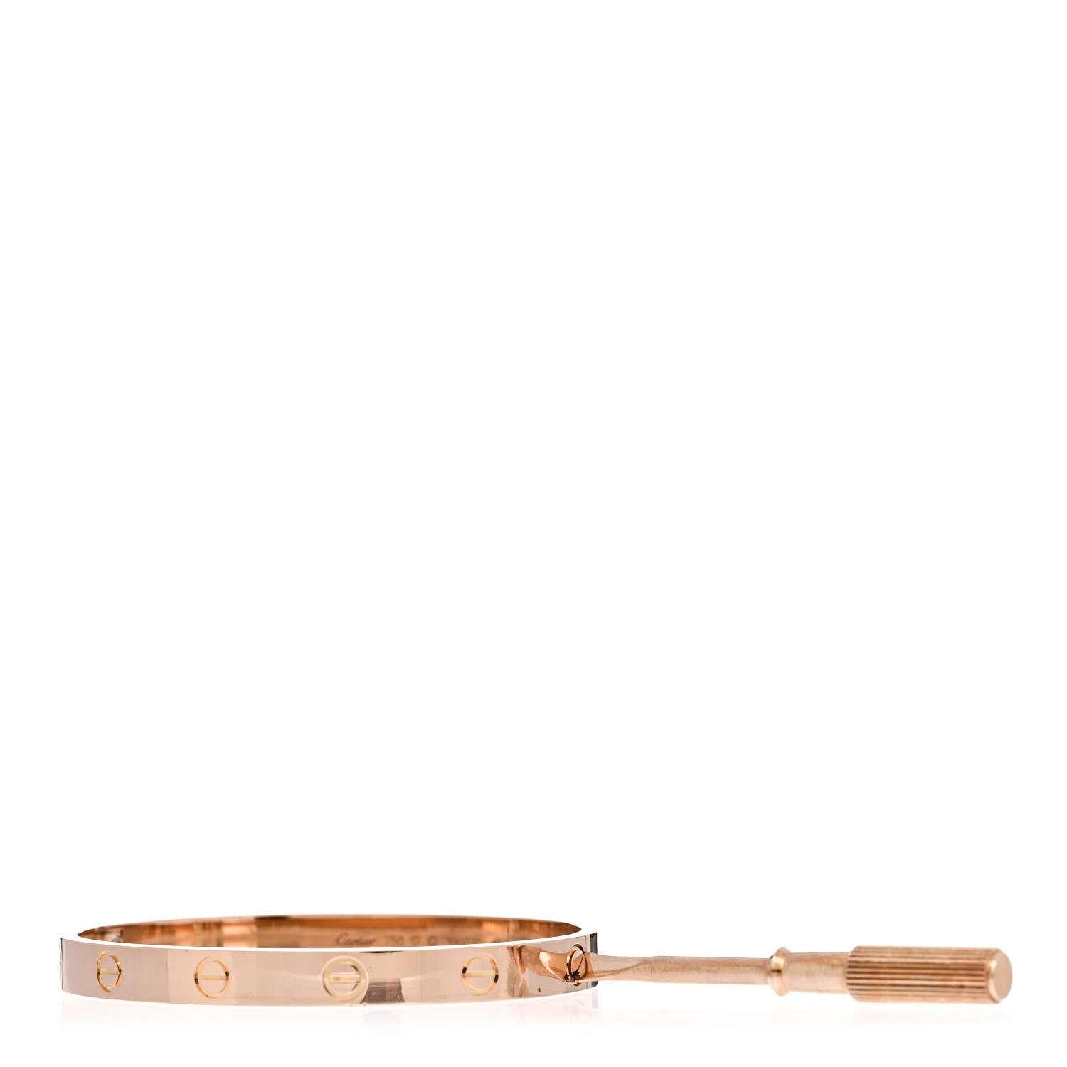Cartier 18K Pink Gold LOVE Bracelet 17 3 of 5