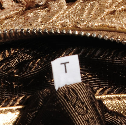 Prada Lace Pizzo S Bowler Gold 7 of 10
