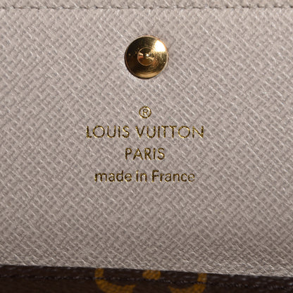 Louis Vuitton Monogram Dentelle Sarah Wallet Silver 6 of 7