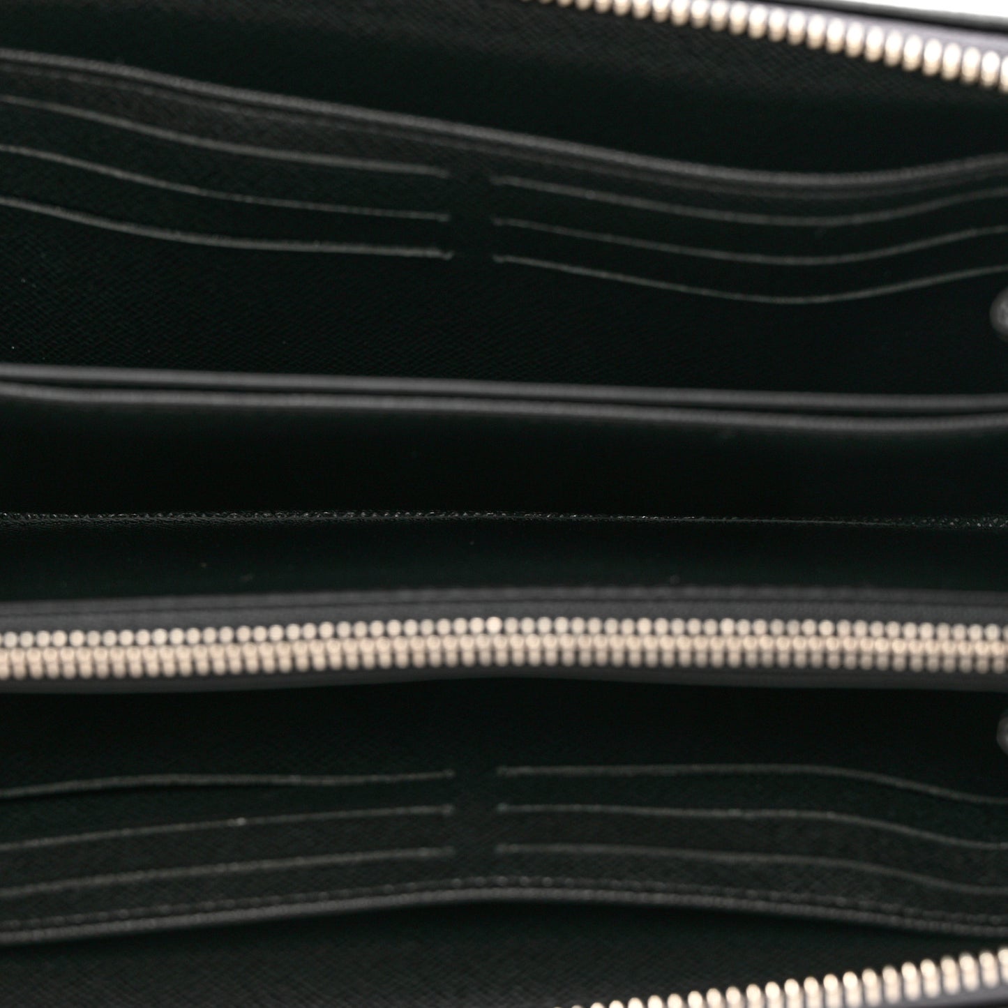 Denim Monogram Jacquard Zippy Wallet Grey