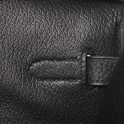 Hermes Taurillon Clemence Birkin 40 Black 22 of 36