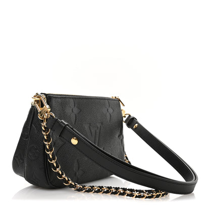 Louis Vuitton Empreinte Monogram Giant Multi Pochette Accessories Black 3 of 10