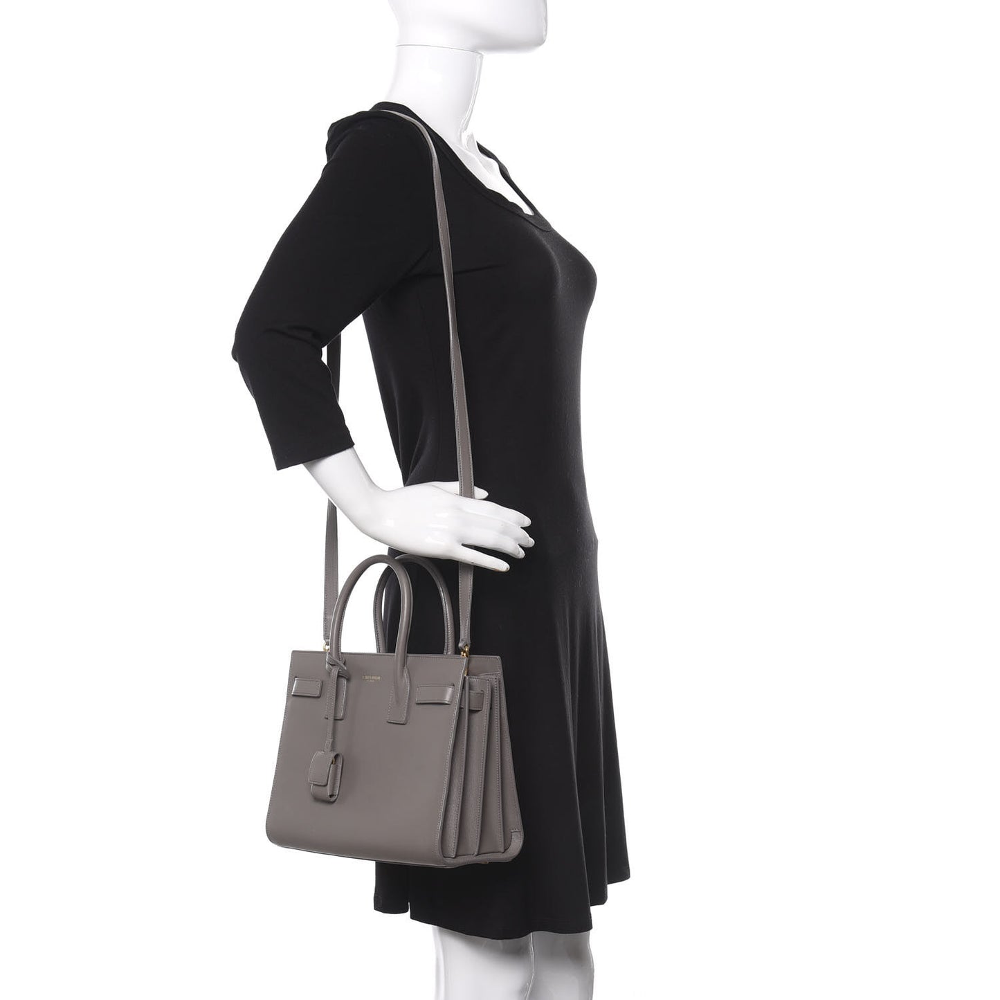 Calfskin Baby Sac de Jour Fog