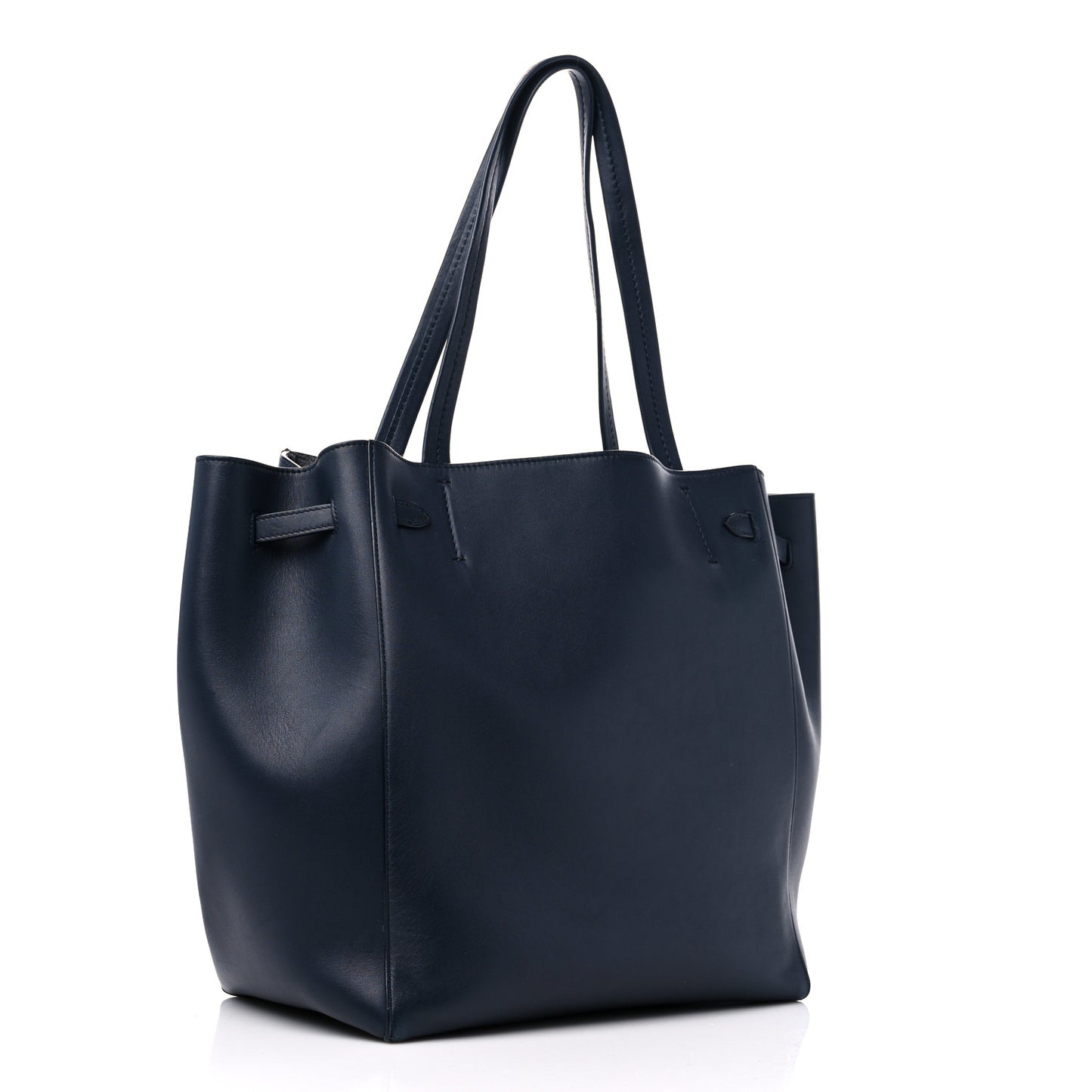 Smooth Calfskin Small Belt Cabas Phantom Navy Blue