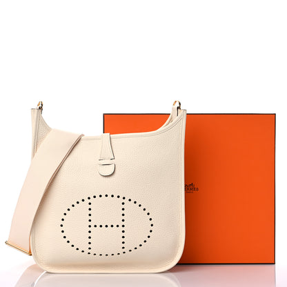 Hermes Taurillon Clemence Evelyne III PM Nata 10 of 10