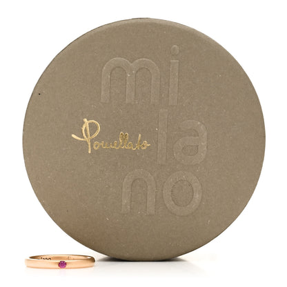 Pomellato 18K Rose Gold Ruby Lucciola Ring 53 6.25 6 of 6