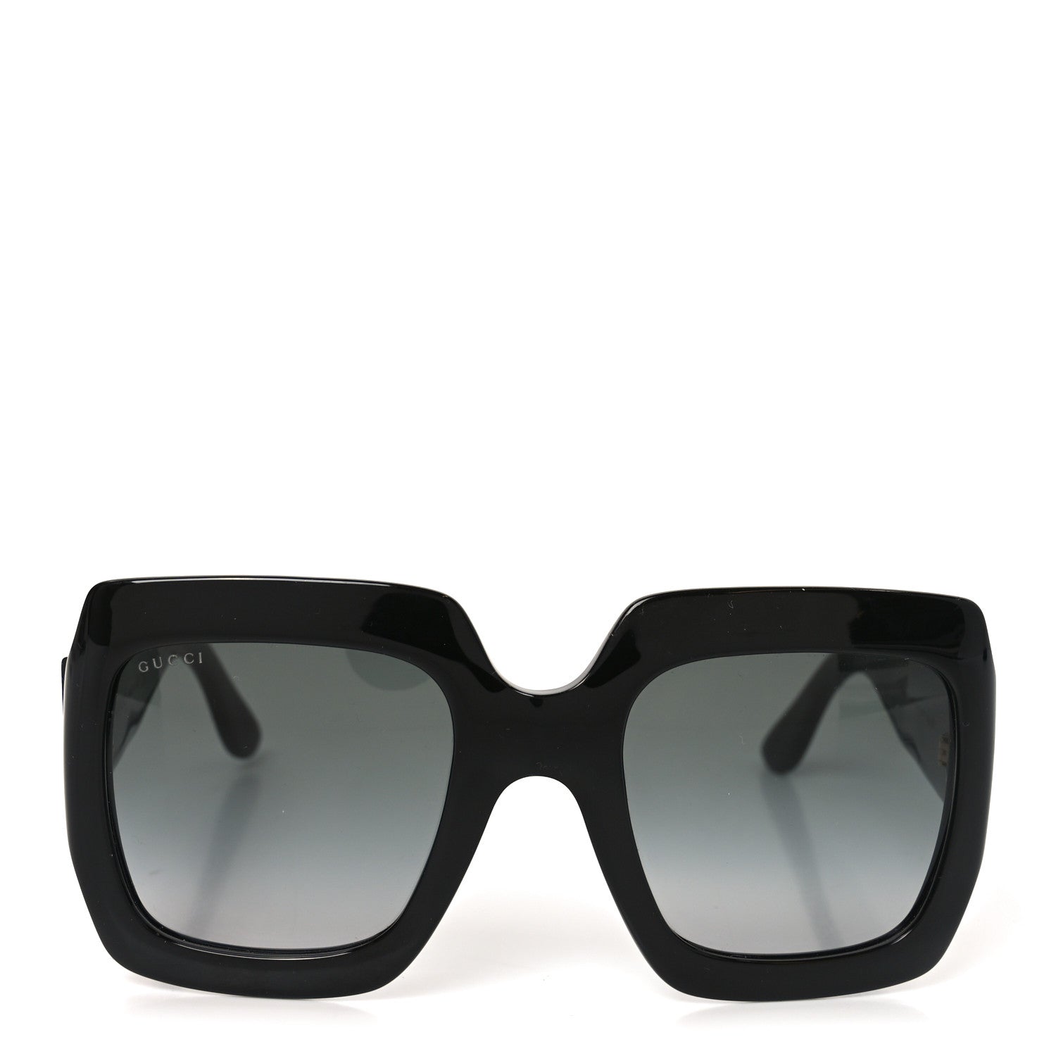 Gucci Acetate Square Frame Sunglasses GG0053S Black 2 of 6