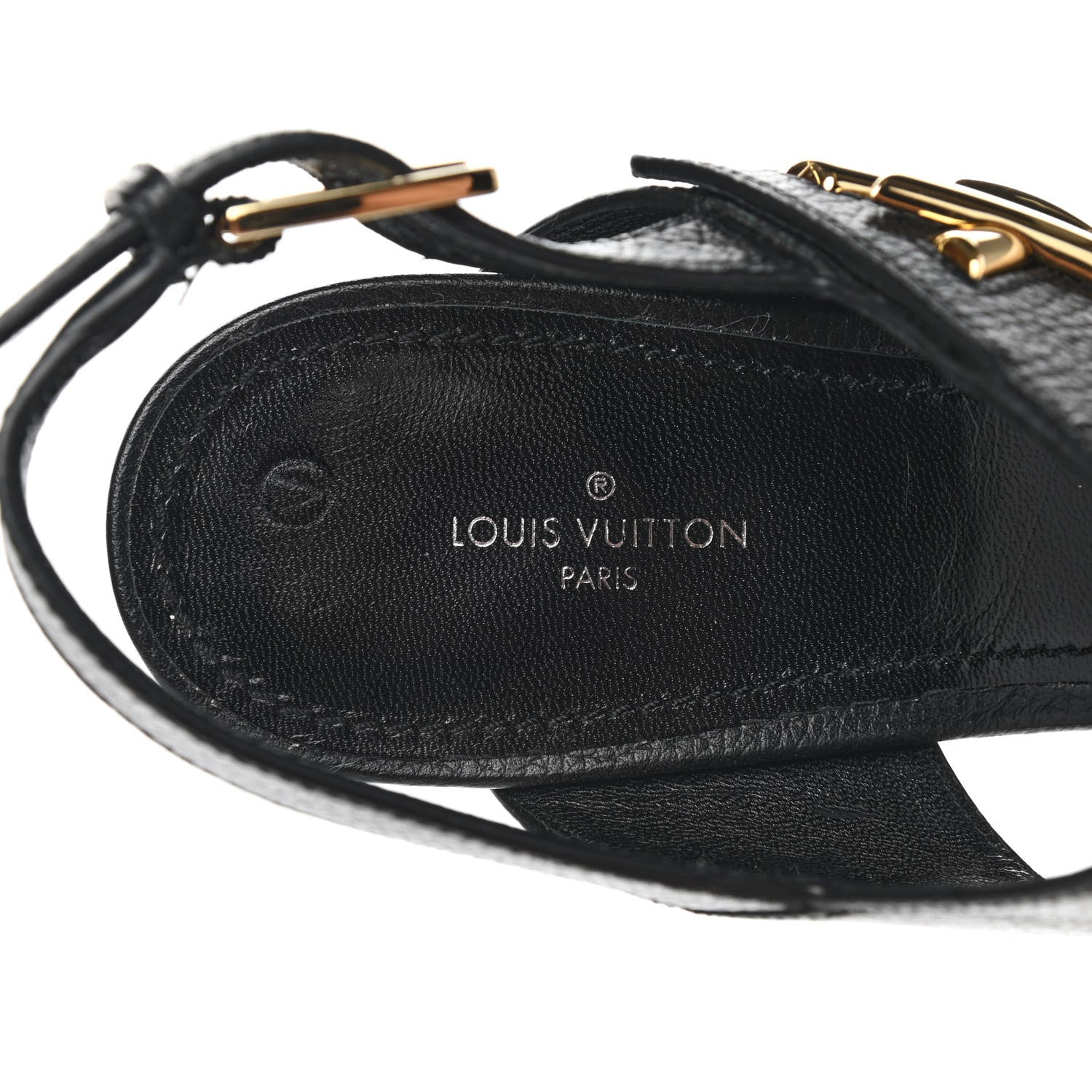 Louis Vuitton Taurillon Horizon Platform Sandals 41 Black 6 of 12