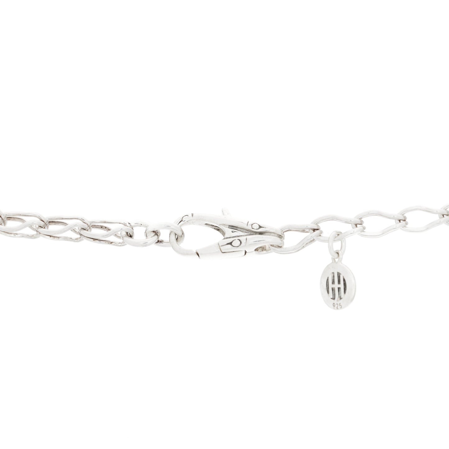 Sterling Silver Bamboo Link Chain Necklace