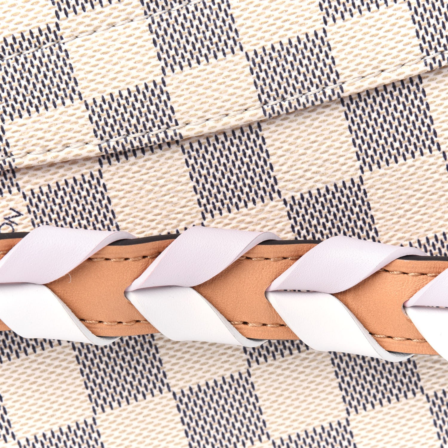 Louis Vuitton Damier Azur Braided Croisette Rose 12 of 12