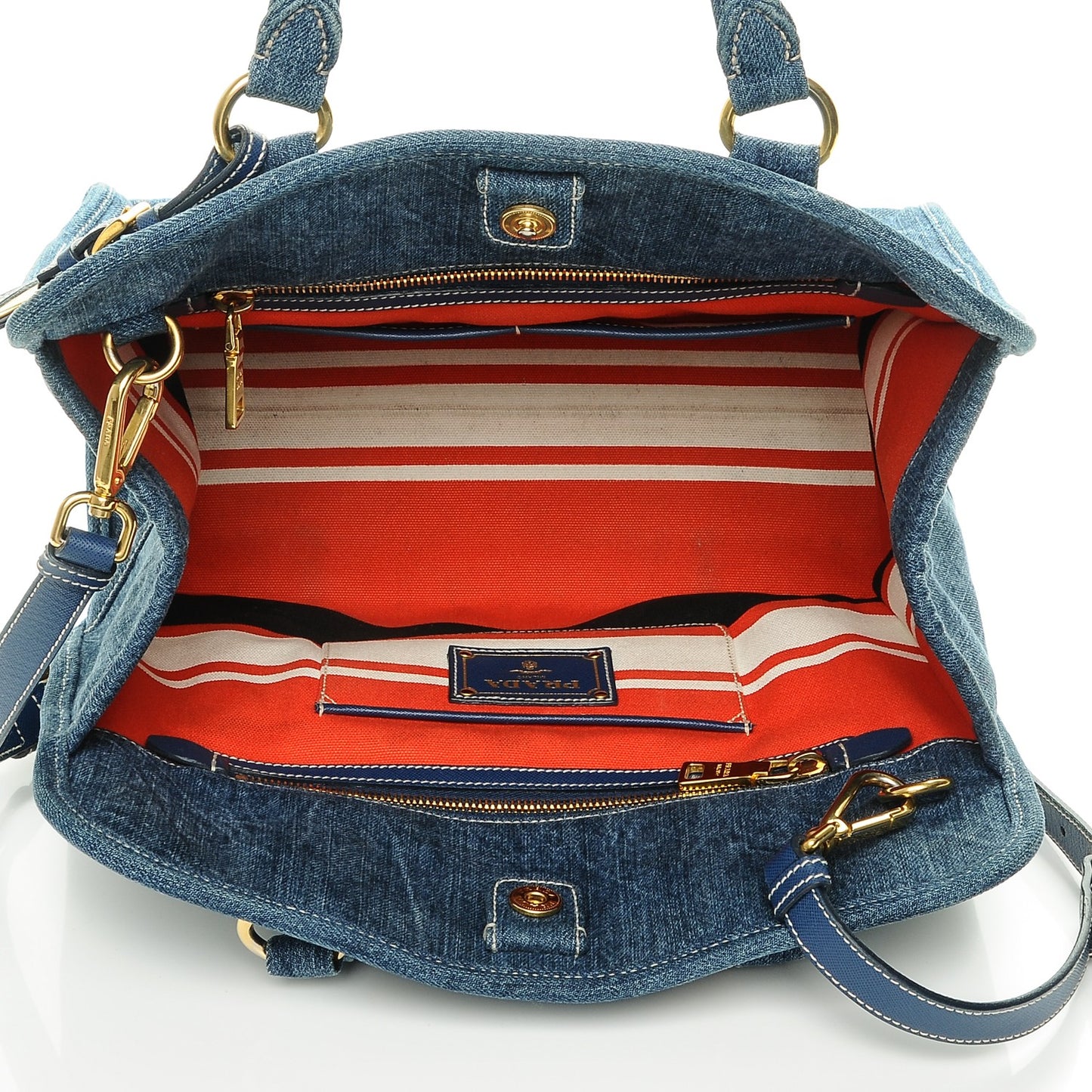 Denim Shopping Tote