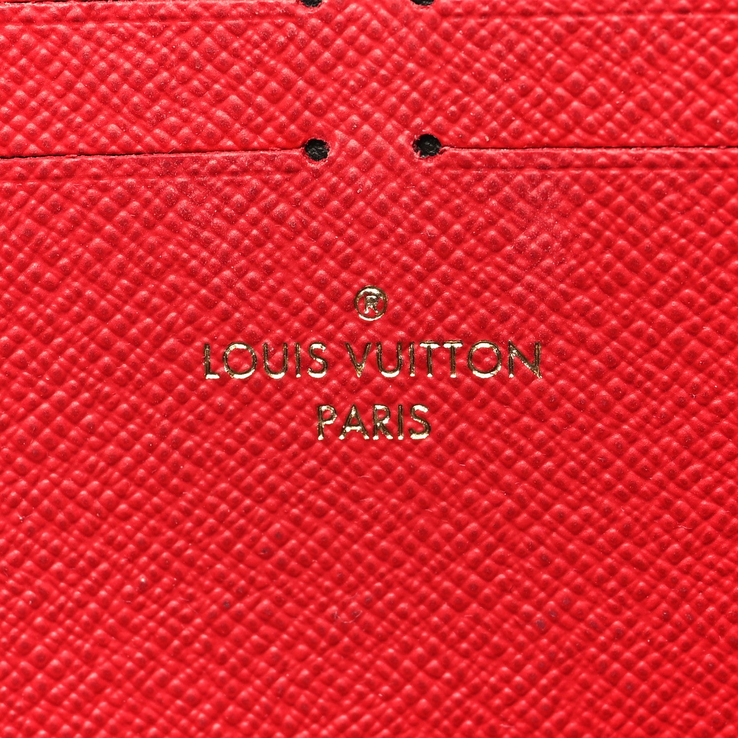 Louis Vuitton Damier Ebene Clemence Wallet Cherry 6 of 8