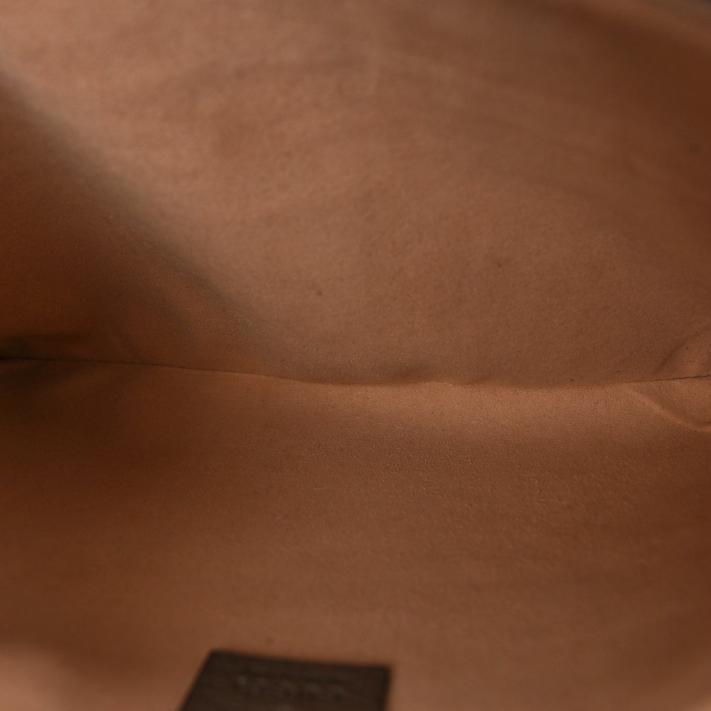 GG Supreme Monogram Large Ophidia Pouch Clutch Brown
