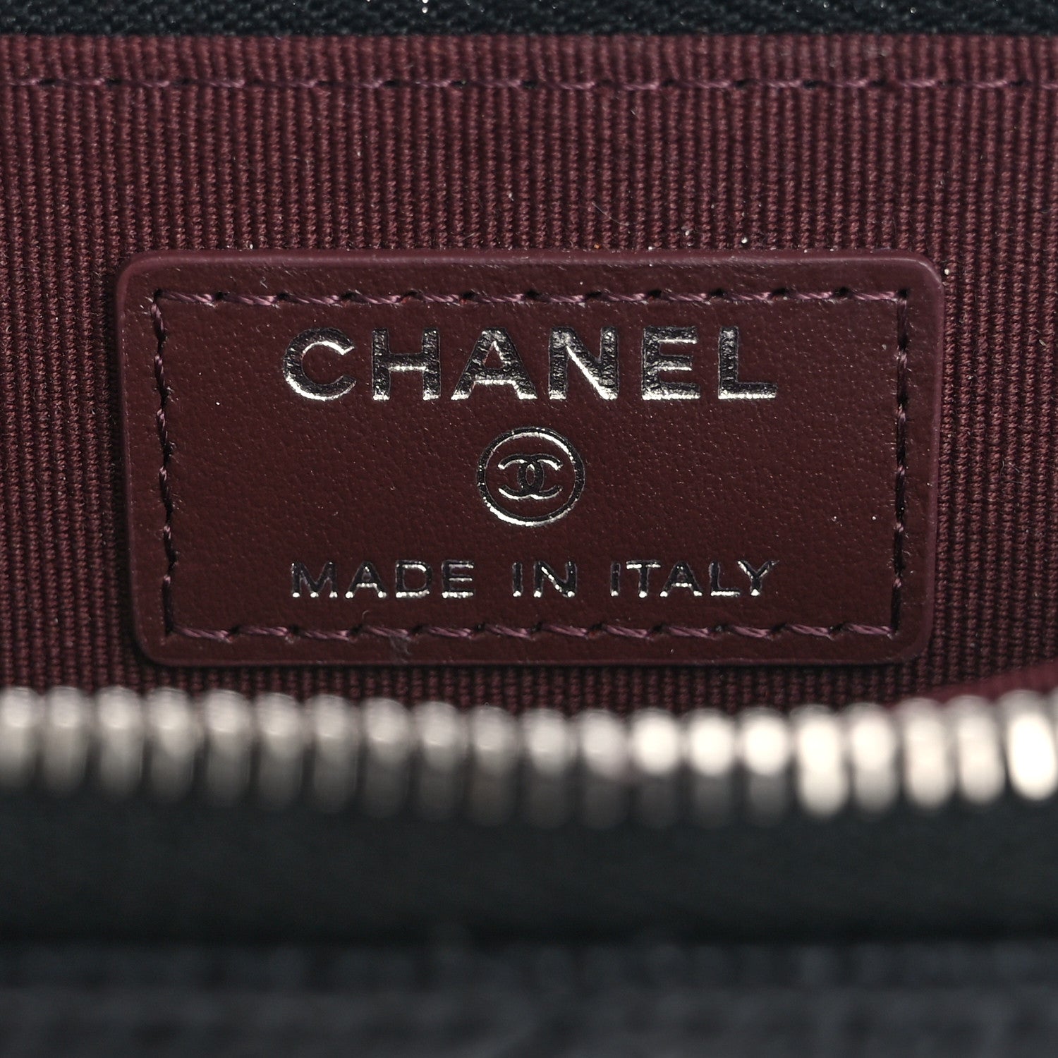 Chanel Caviar Quilted Zip Coin Purse Black 6 of 8