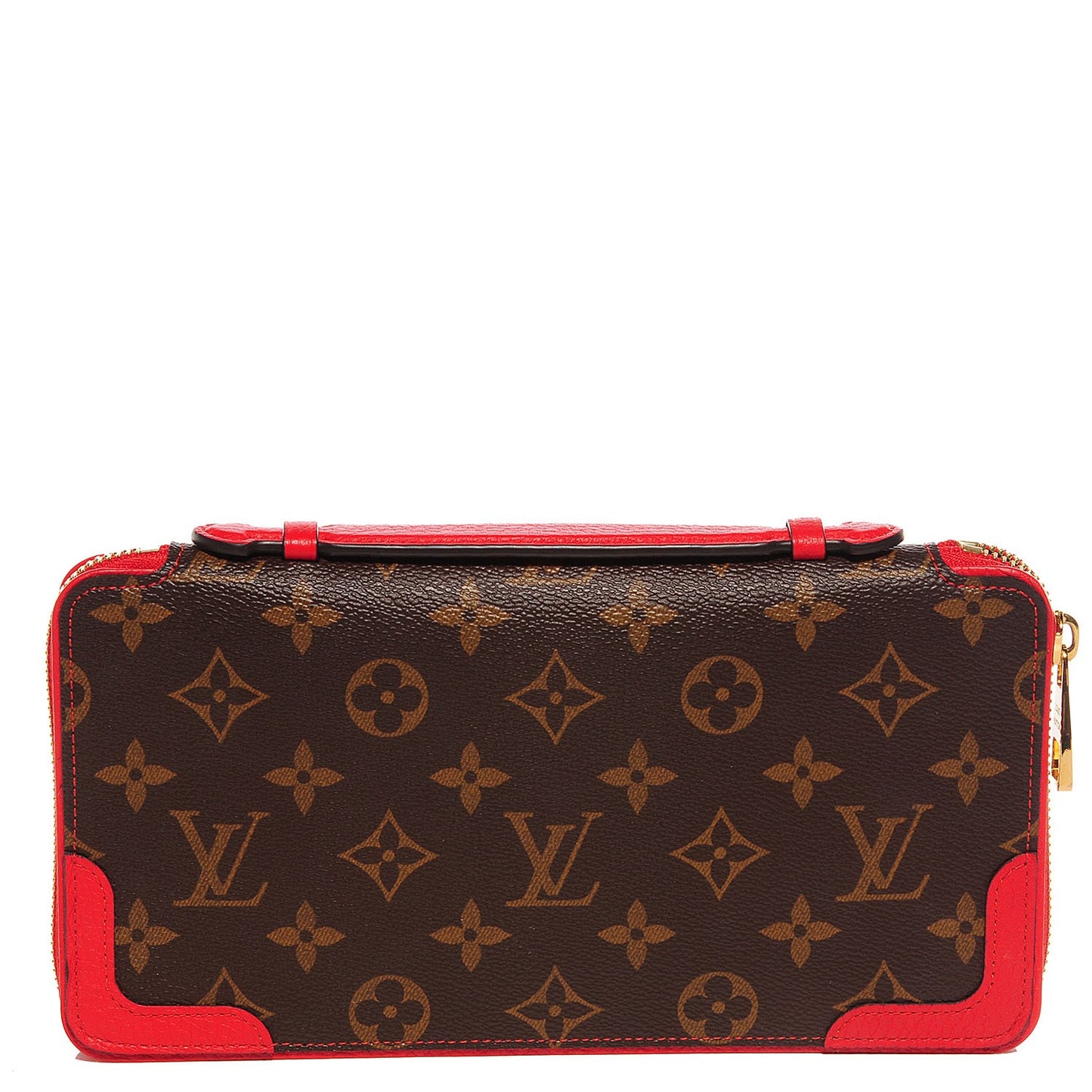 Monogram Daily Organizer Red