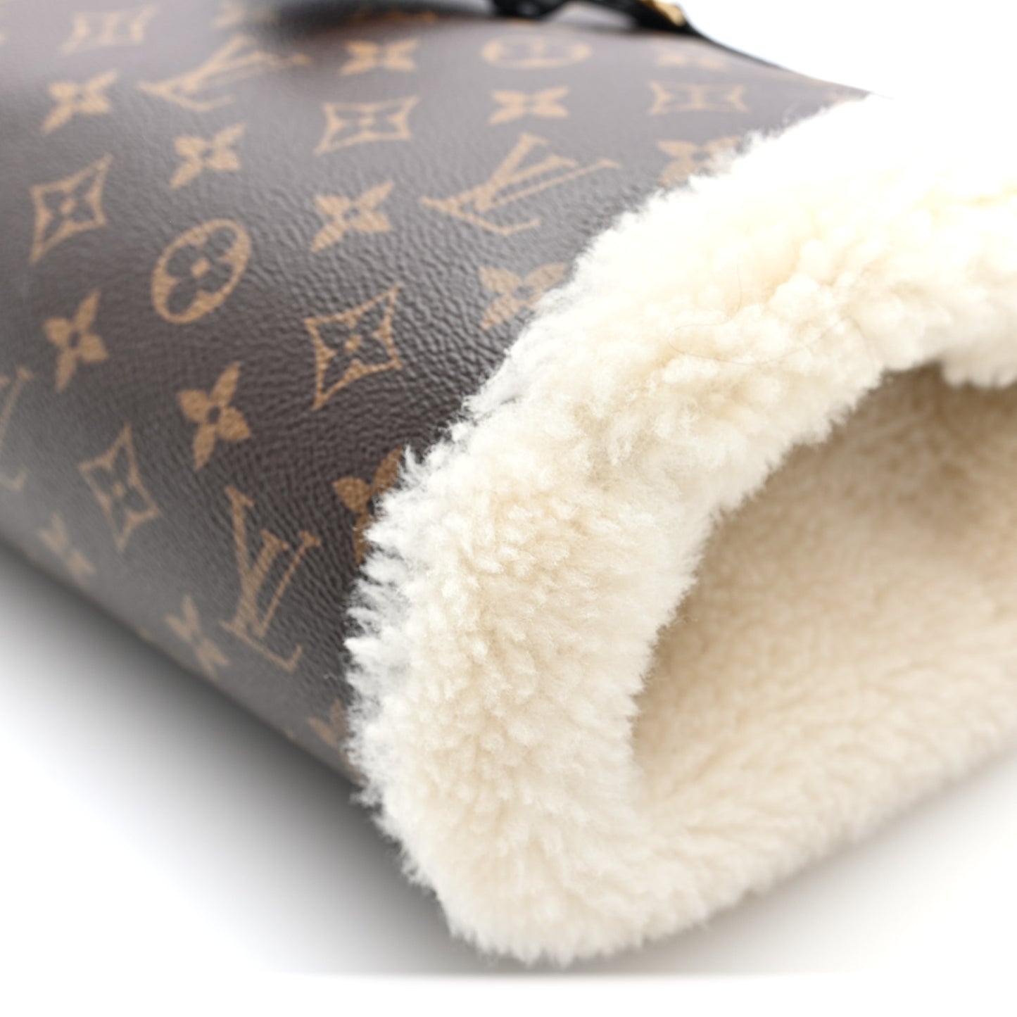 Monogram Shearling Speedy Soft 30 Teddy