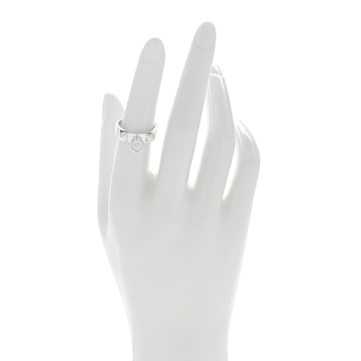 Sterling Silver PM Collier De Chien Ring 52 6