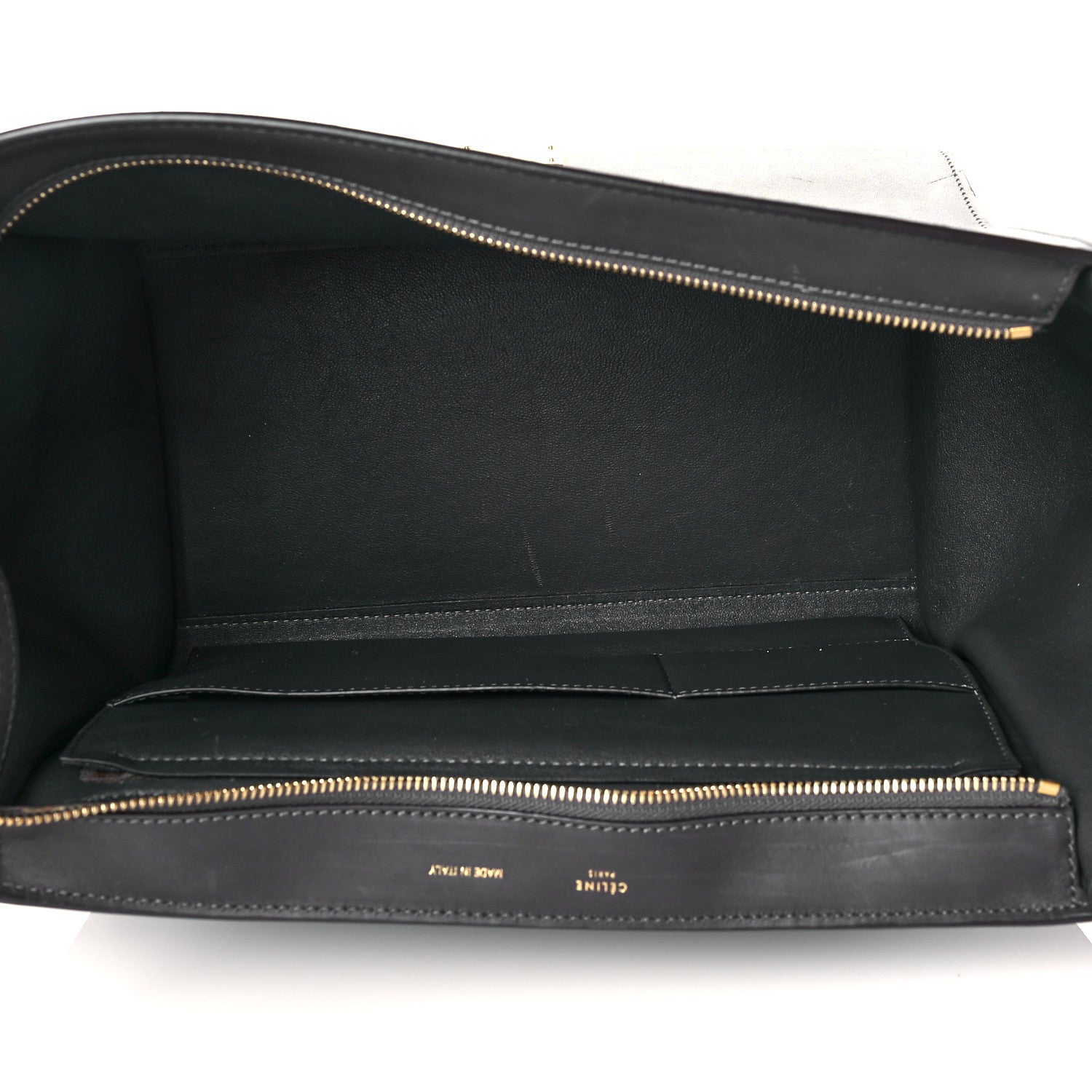 Celine Smooth Calfskin Suede Small Trapeze Grey 5 of 12