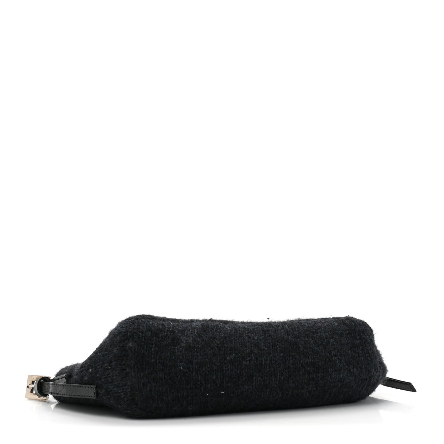 Wool Pochette Black Blue