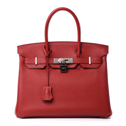 Hermes Togo Birkin 30 Rouge Garance 1 of 17