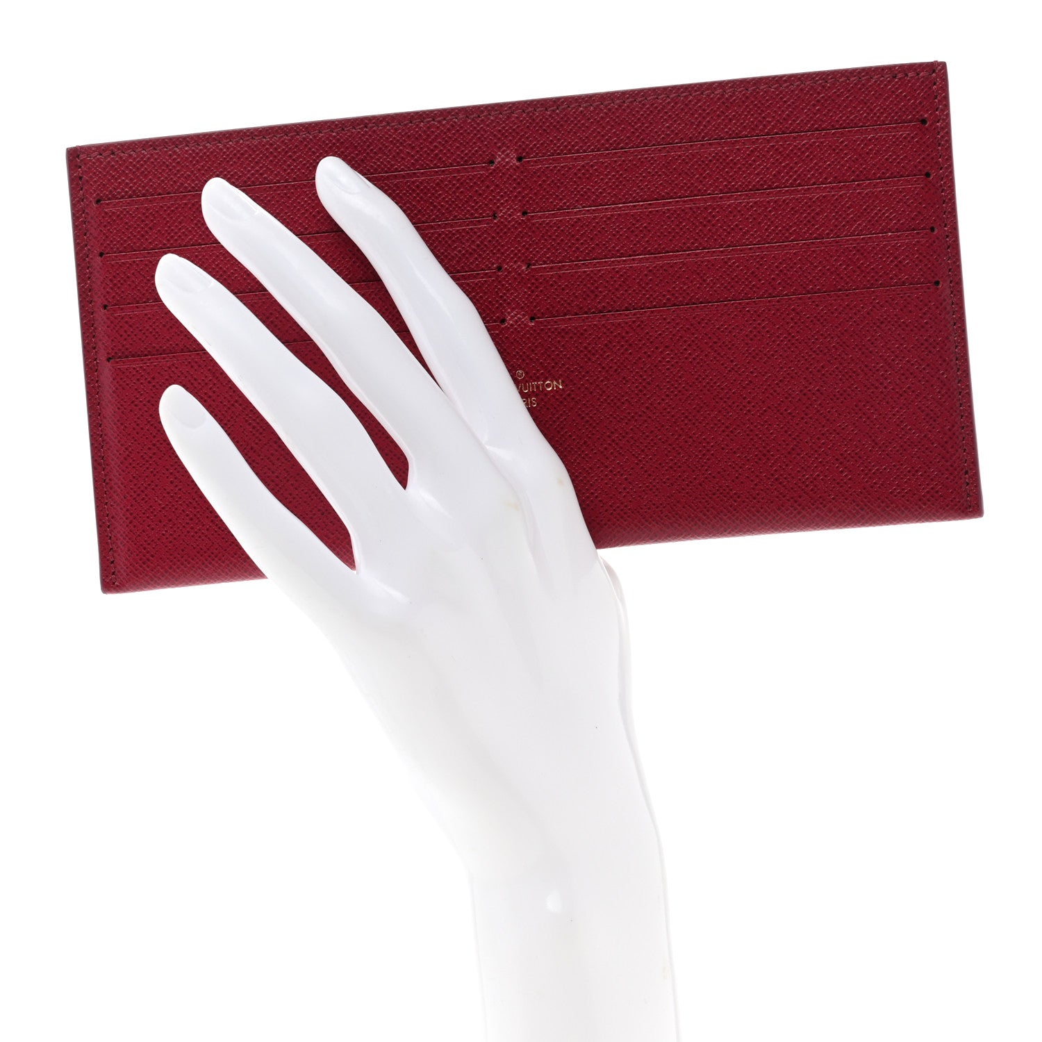 Louis Vuitton Calfskin Felicie Card Holder Insert Fuchsia 2 of 6