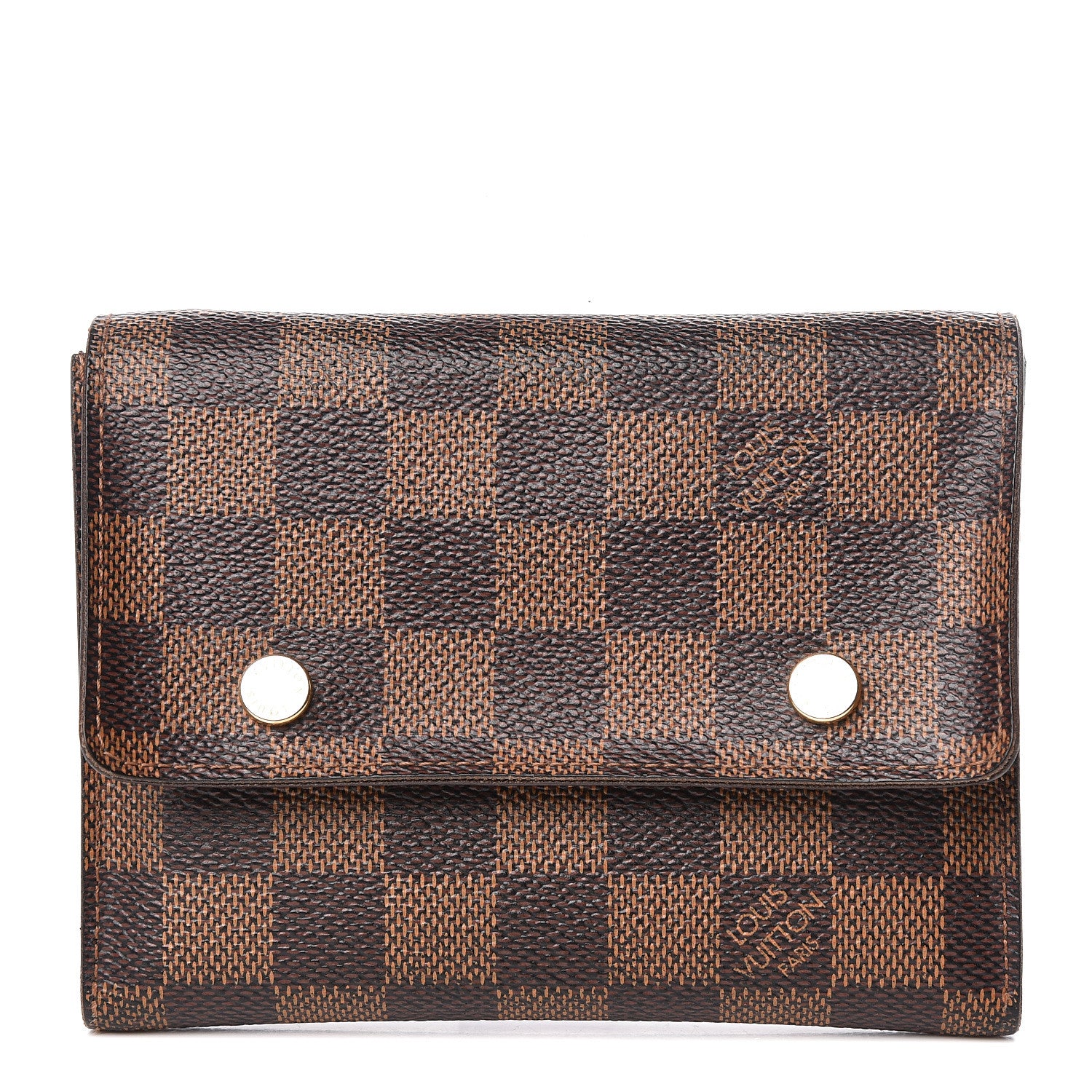 Louis Vuitton Damier Ebene Portefeuille Compact Modulable Wallet 1 of 15