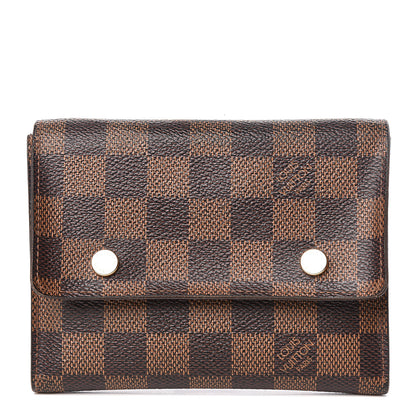 Louis Vuitton Damier Ebene Portefeuille Compact Modulable Wallet 1 of 15