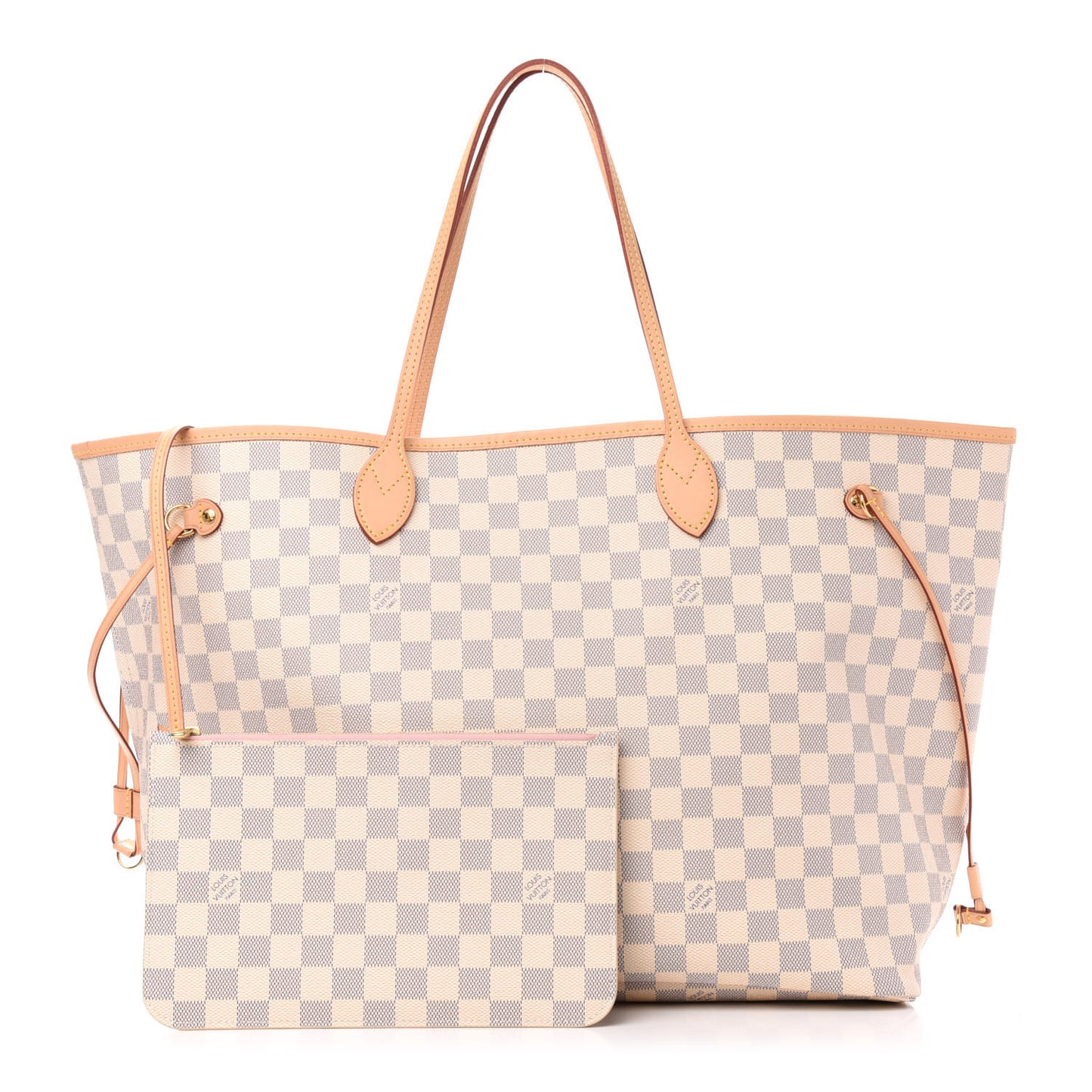 Damier Azur Neo Neverfull GM Rose Ballerine