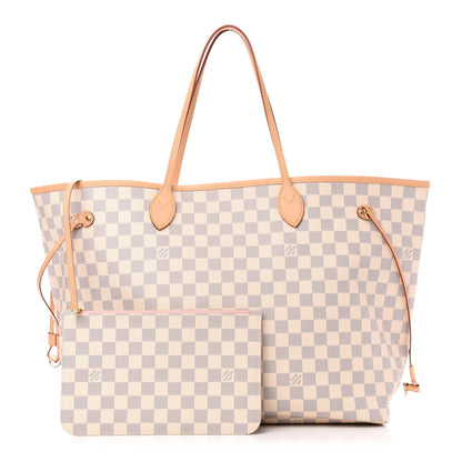 Louis Vuitton Damier Azur Neo Neverfull GM Rose Ballerine 1 of 14