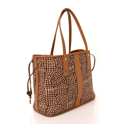 MCM Visetos Medium Liz Reversible Shopper Tote Cognac 10 of 15