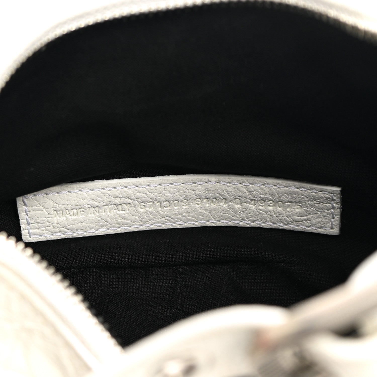 Balenciaga Agneau Arena Le Cagole Shoulder Bag XS Optic White 7 of 10