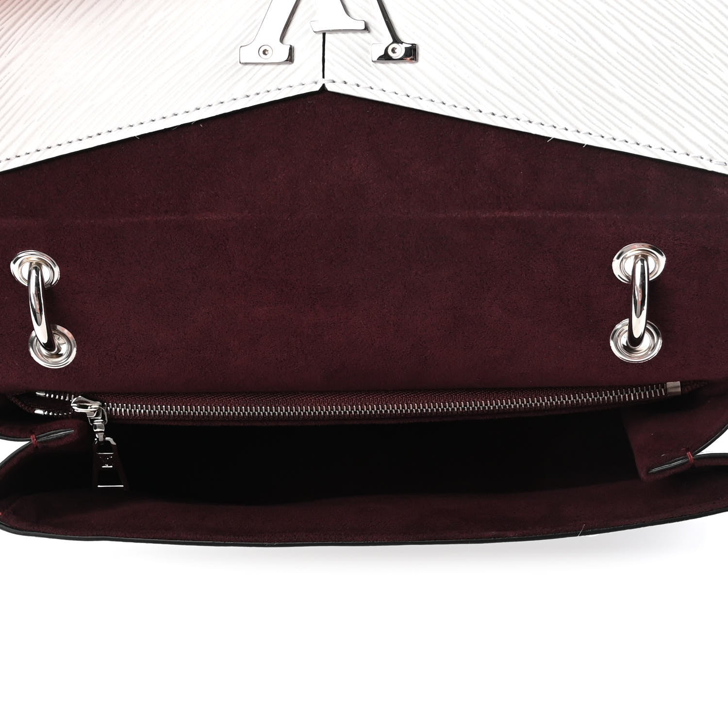 Louis Vuitton Epi Pochette Grenelle White 4 of 4