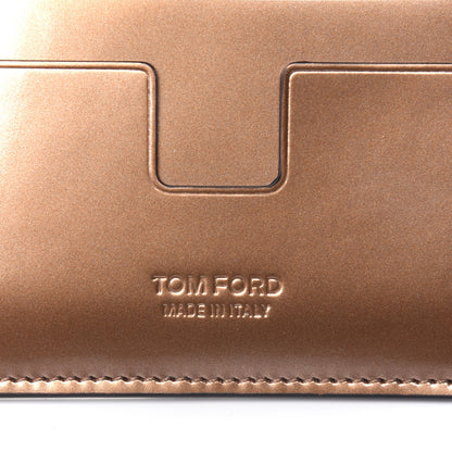 Tom Ford Metallic Calfskin Card Holder Gold 6 of 6