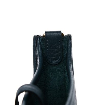 Hermes Taurillon Clemence Evelyne TPM Vert Cypress 10 of 12
