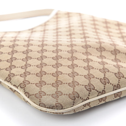 Gucci Monogram Medium New Britt Hobo Off White 8 of 9