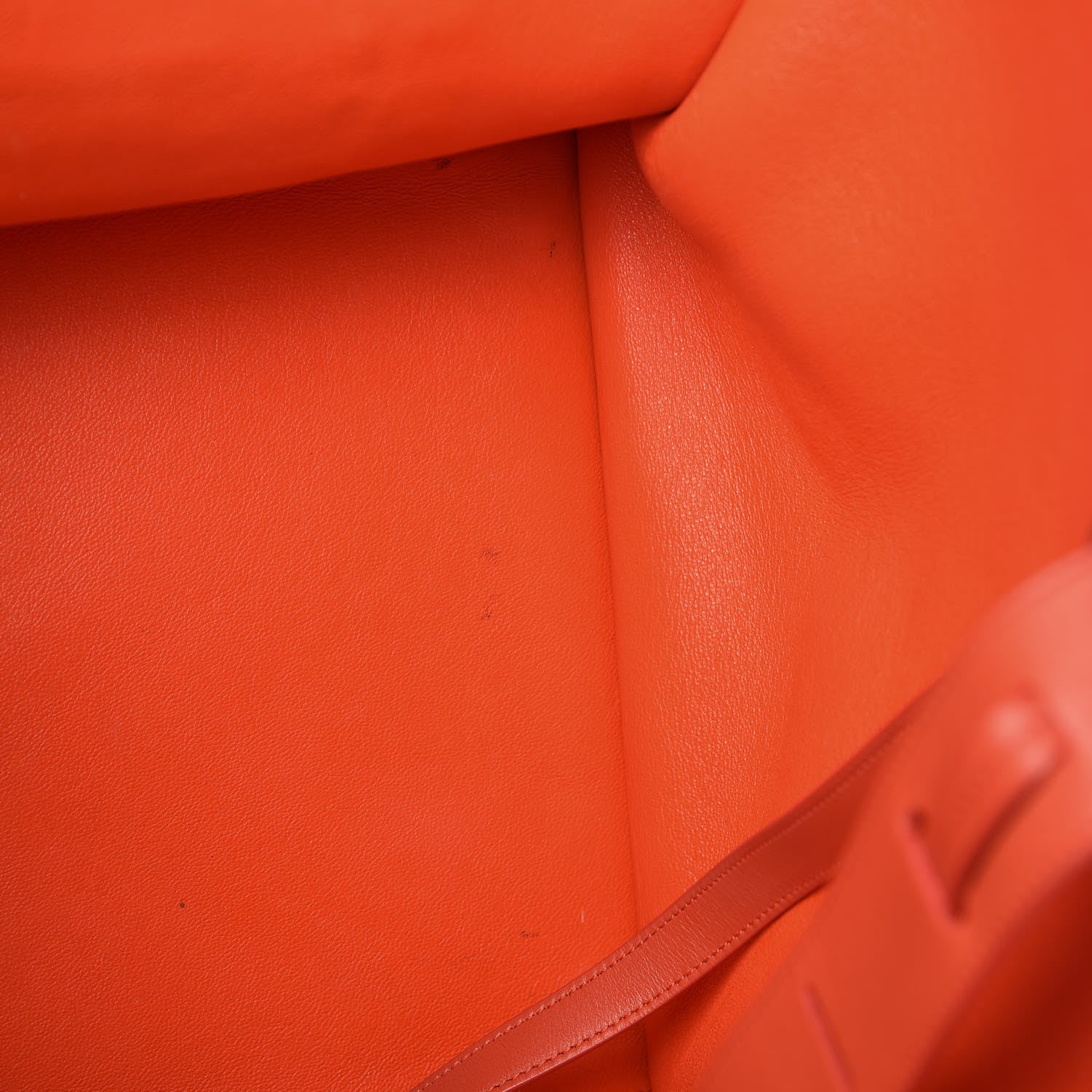 Celine Nubuck Medium Phantom Luggage Bright Orange 10 of 27