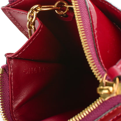 Louis Vuitton Vernis Key Pouch Magenta 7 of 7