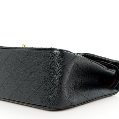 Chanel Caviar Quilted Jumbo Double Flap Black 11 of 11